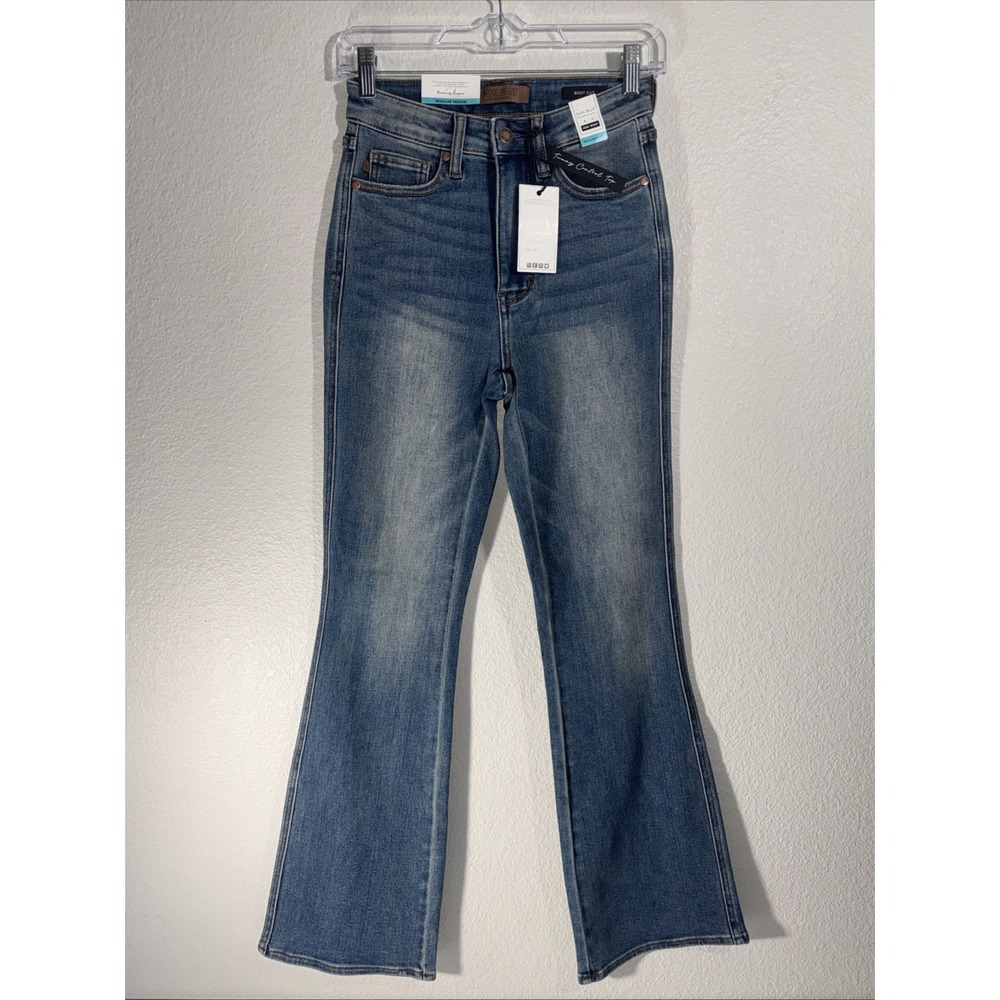Judy Blue High Waist Tummy Control Bootcut Jeans‎ Size 1/25 Costal Cowgirl 🤠